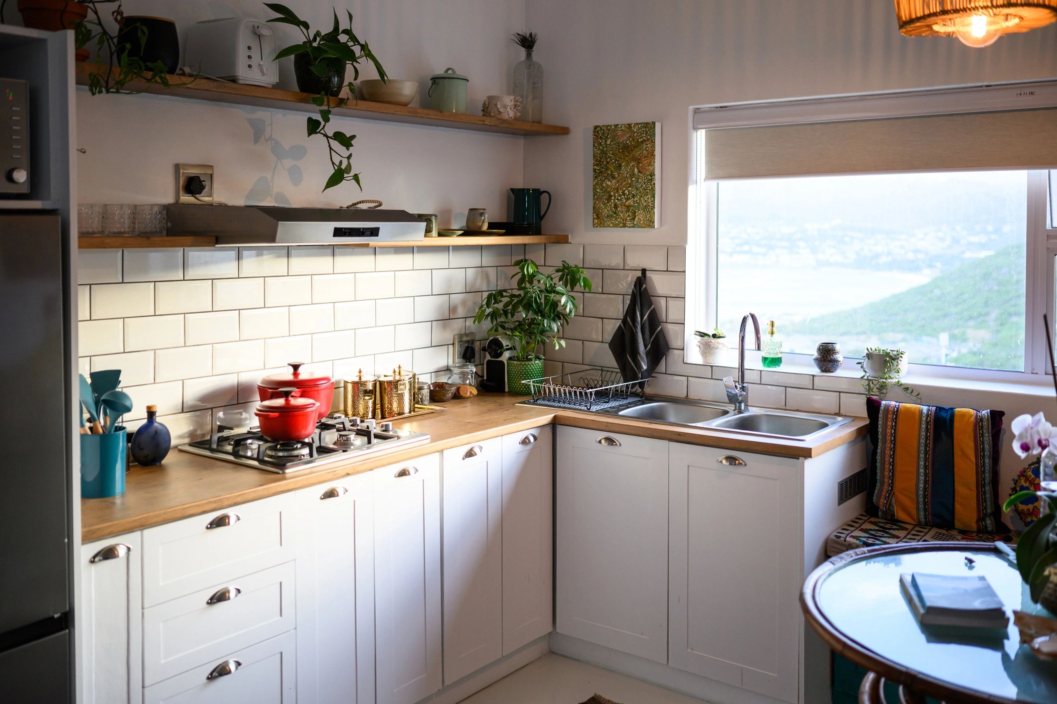 Bright kitchen and dining area for vacation rental guests